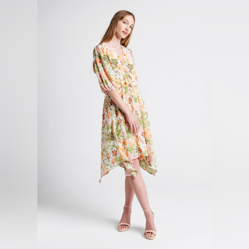 ModCloth Through Fields Of Gold Dress Plus Size 1x NWT Parker And Rowe